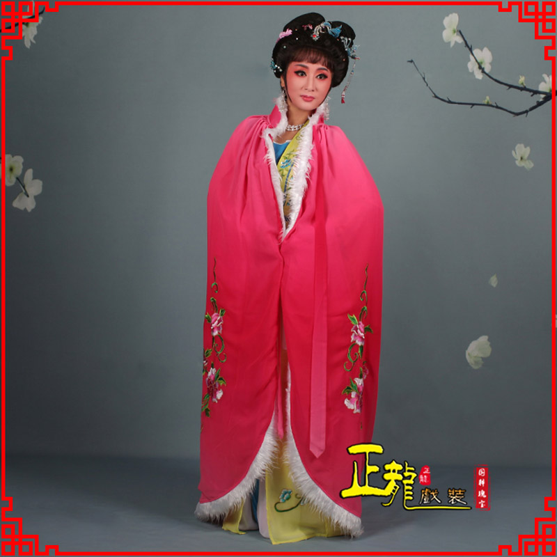 金东小花旦绣花斗篷 花旦披风