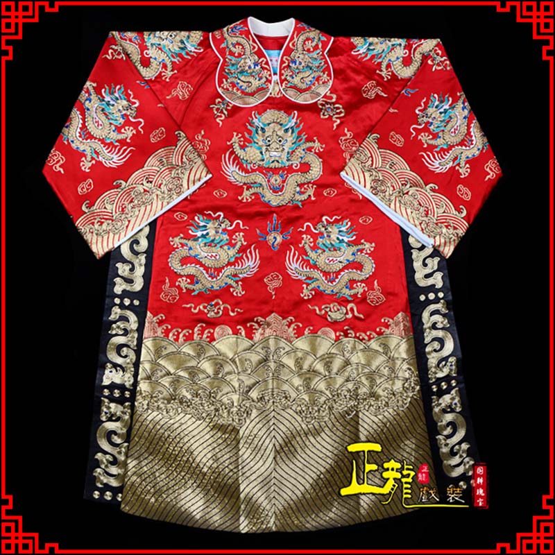 金东皇帝蟒袍全金八宝团龙蟒