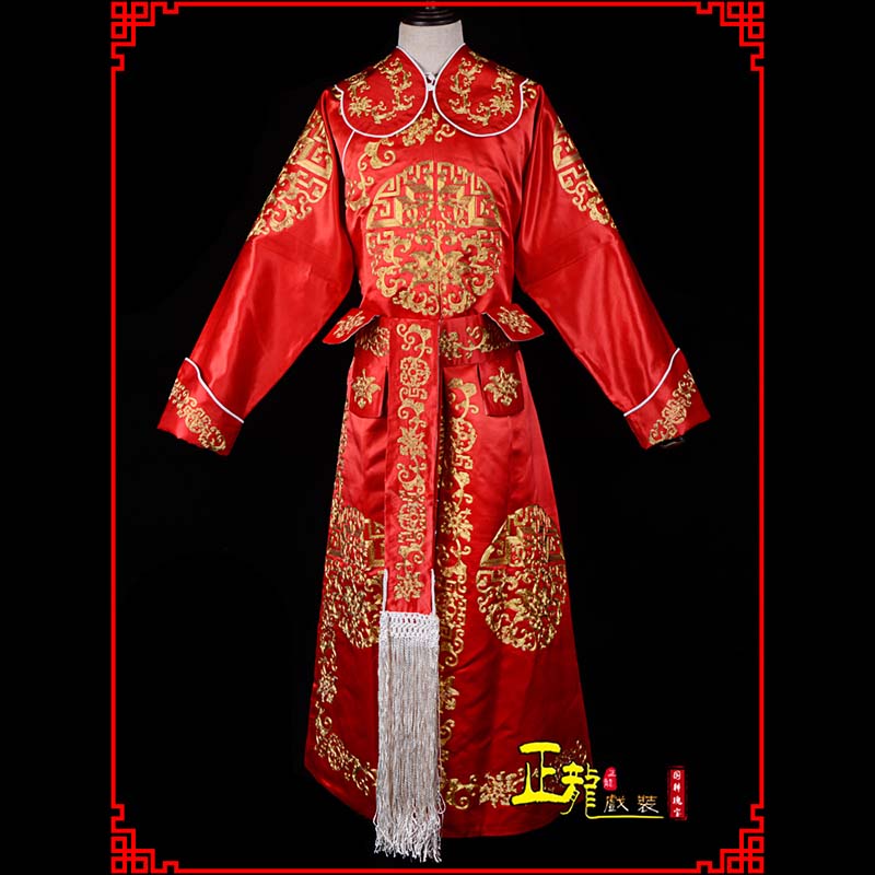 金东武生戏服戏曲打衣箭蟒